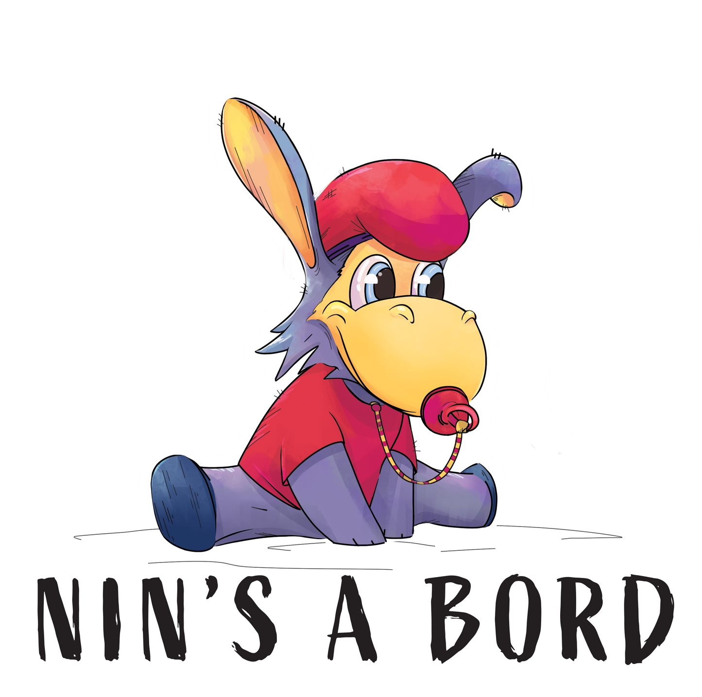 Autocollant Frigoulette - Nin's à bord (Bébé à bord)